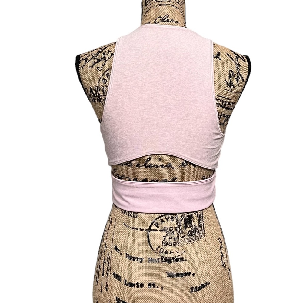 Outdoor Voices Slash Back Crop Sports Bra Medium - Picture 3 of 5